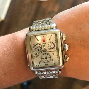 Michele Deco watch 18mm stainlessteel